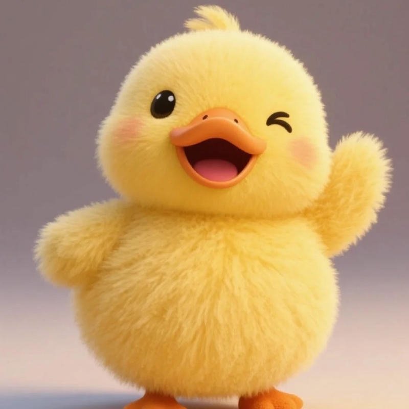 Ảnh avatar cute vịt dùng làm ảnh đại diện