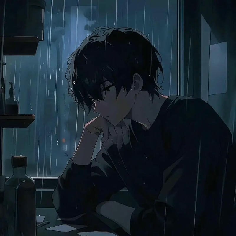 Ảnh avatar đen buồn phong cách tối giản trầm