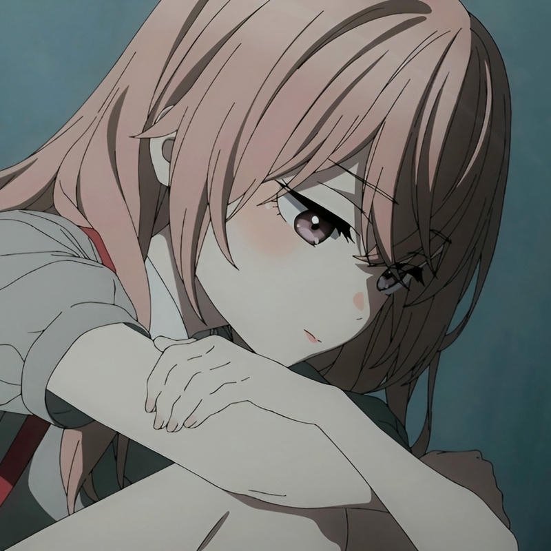 Ảnh avatar nữ anime buồn nhẹ nhàng sâu lắng