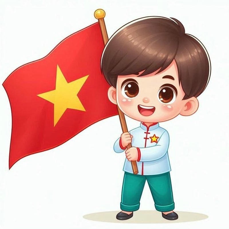 Ảnh avatar quốc kỳ cờ việt nam hiển thị trang cá nhân