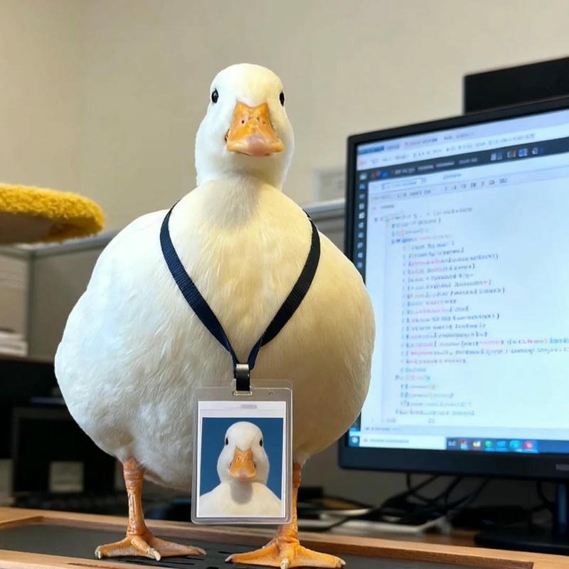 Ảnh avatar vịt cute cho profile mạng xã hội