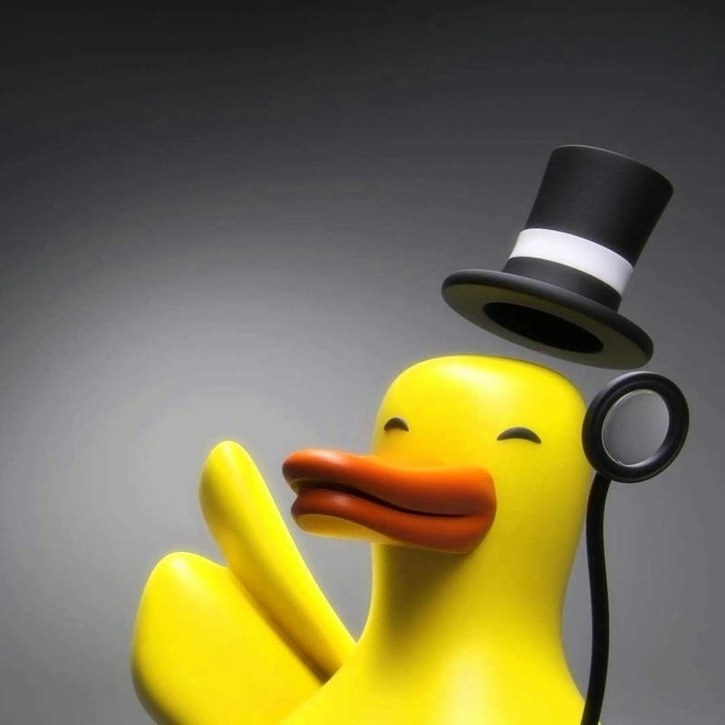 Ảnh avatar vịt cute thiết kế chibi rất dễ thương