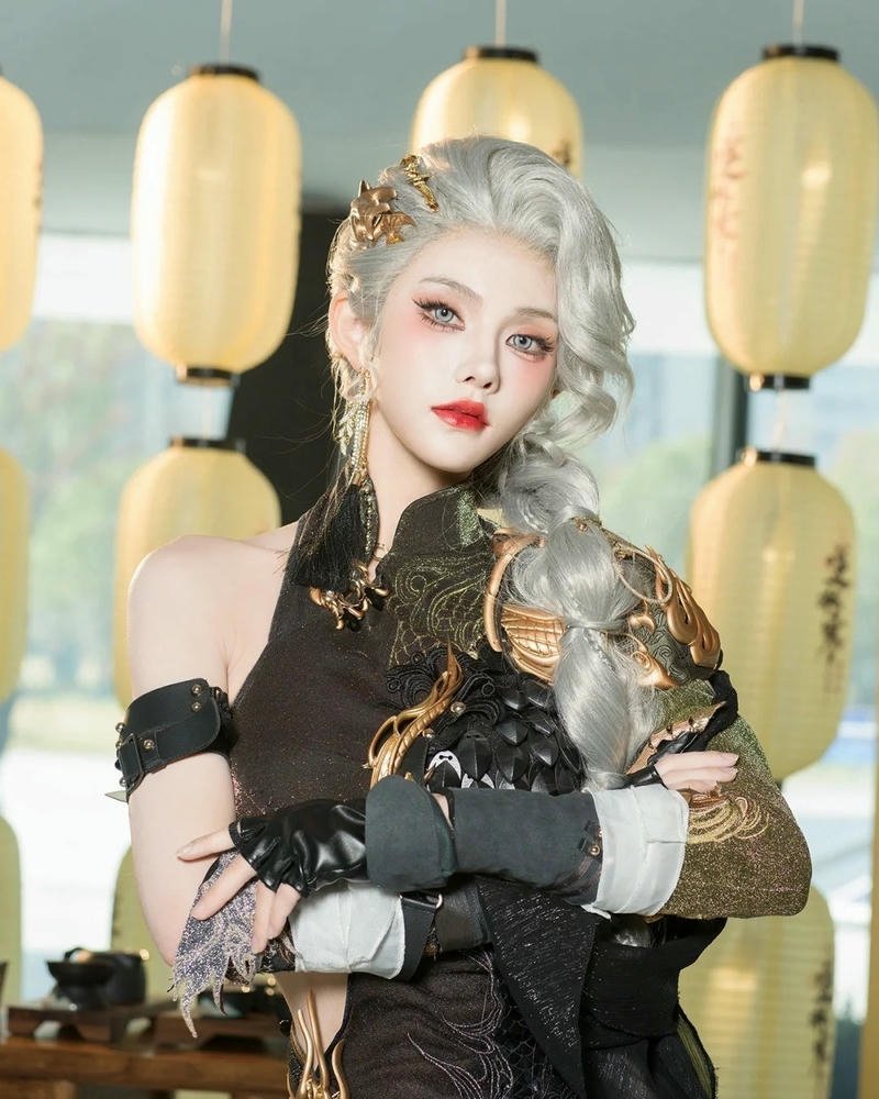 Ảnh cosplay cổ trang Trung Hoa ánh sáng tự nhiên
