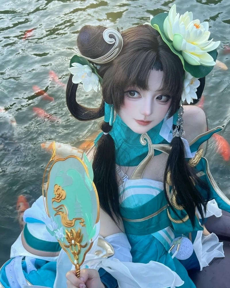 Ảnh cosplay cổ trang Trung Hoa chụp ngoại cảnh