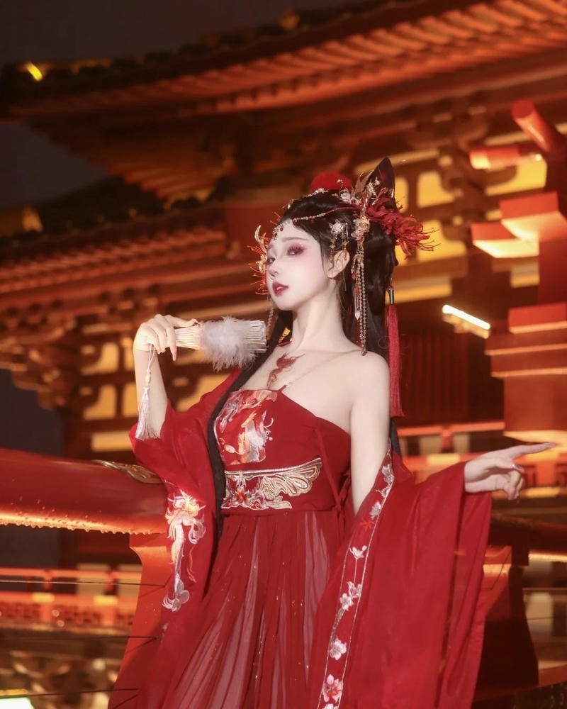 Ảnh cosplay cổ trang Trung Hoa chụp studio