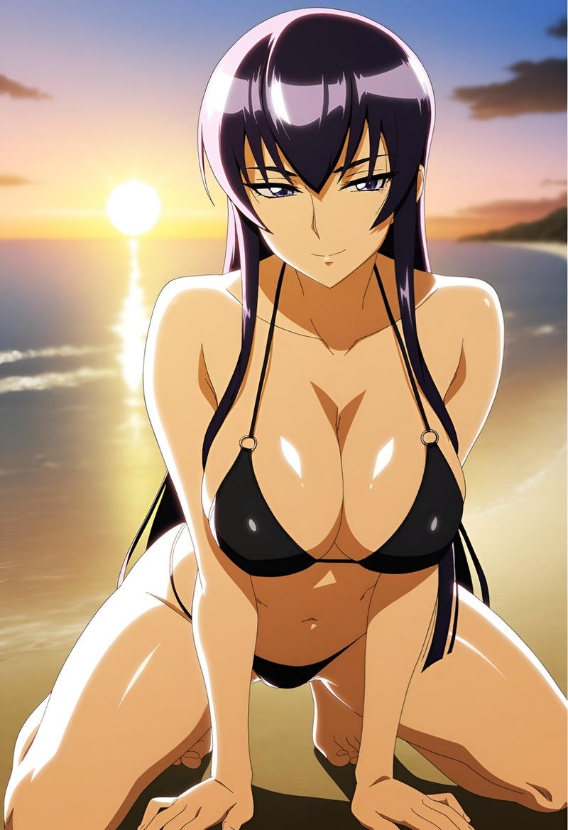 Ảnh gái anime mặc bikini R34 trần trụi