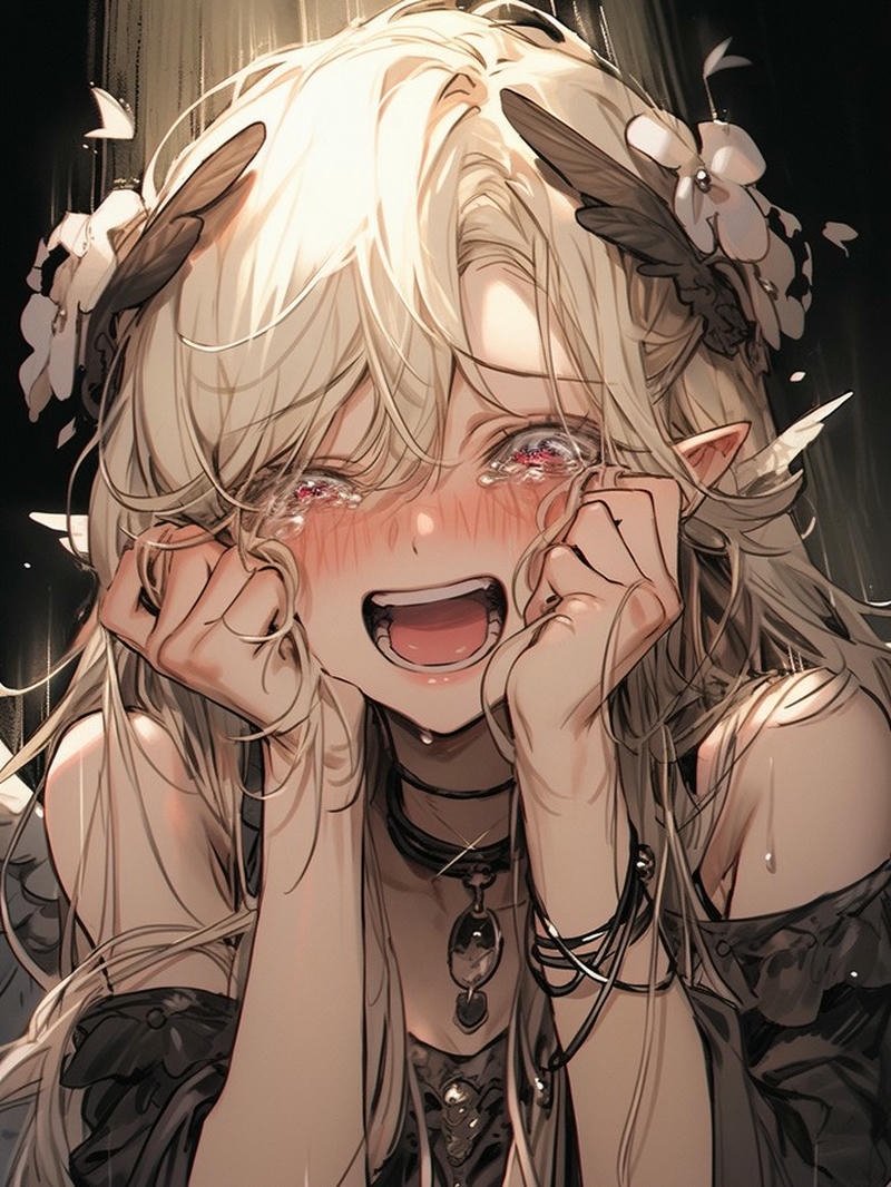 Ảnh nữ anime buồn phong cách u sầu sâu lắng