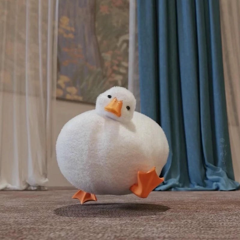 Ảnh vịt cute avatar thiết kế đáng yêu hiện đại