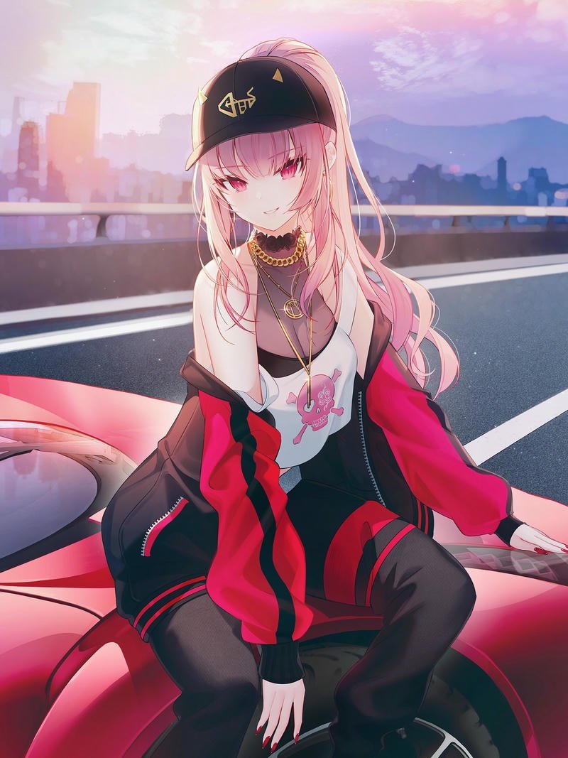 Anime hình nữ ngầu thần thái lạnh cuốn