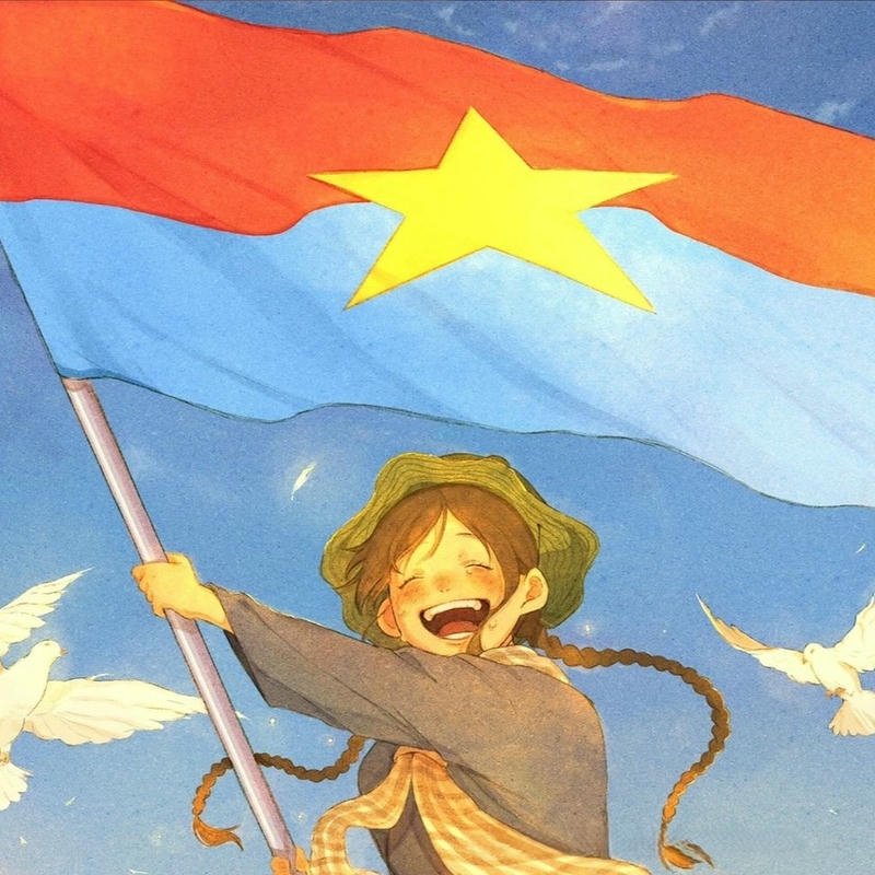 Avatar ảnh quốc kỳ việt nam hiển thị rõ ràng