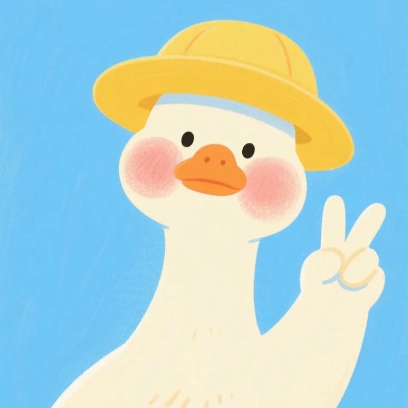 Avatar vịt cute ảnh làm hình đại diện đẹp
