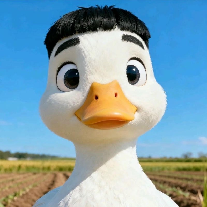 Avatar vịt cute ảnh phong cách ngộ nghĩnh dễ thương