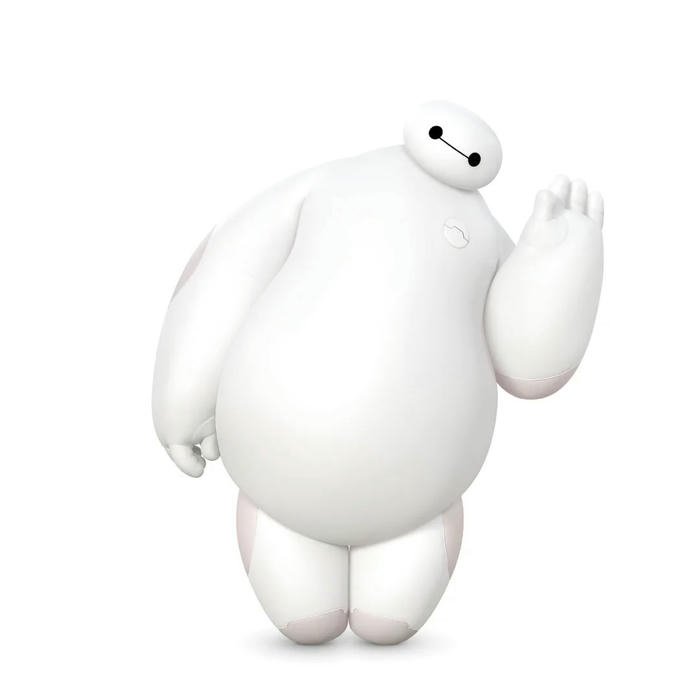 Baymax vẫy tay hình avatar trắng tinh dễ thương
