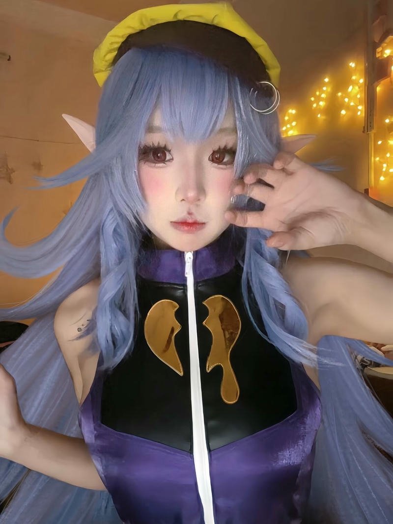 Cosplay liên quân Sinestrea váy tím gợi cảm mát mẻ