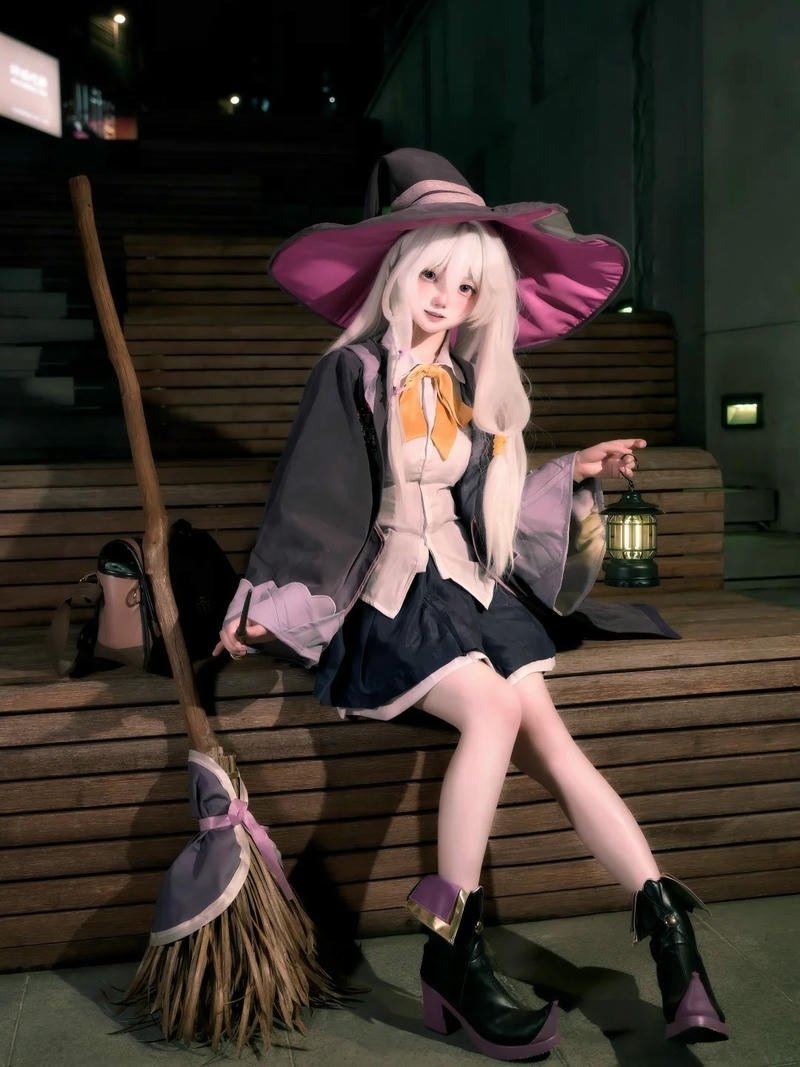 Cosplay phù thủy nữ phong cách ma mị cuốn hút