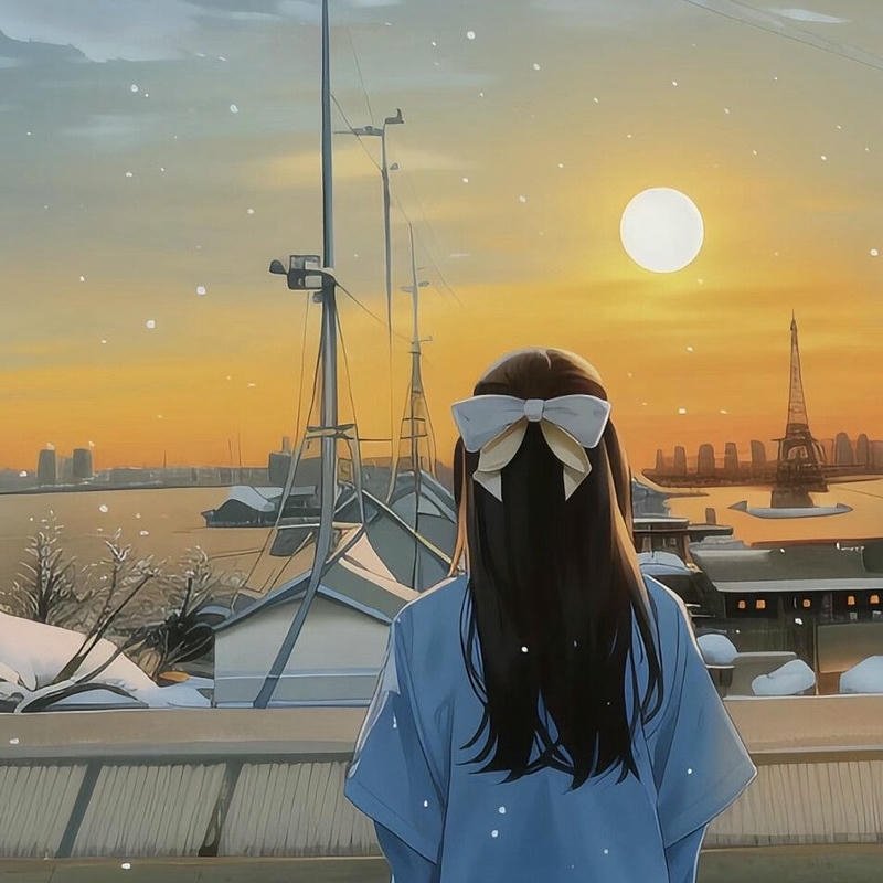 Hình ảnh avatar nữ che mặt nghệ thuật tối giản