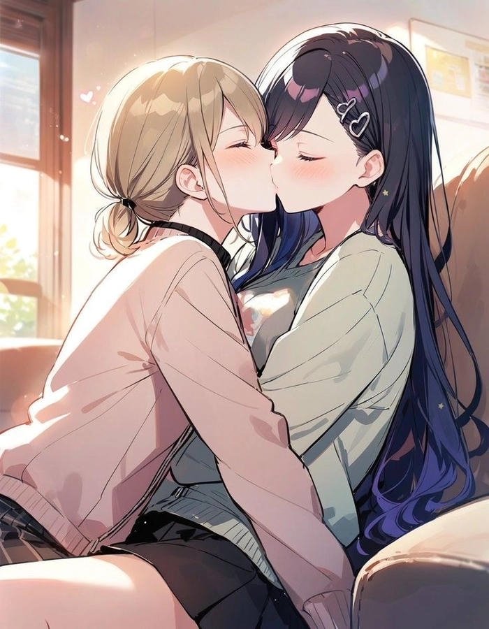 Hình anime bách hợp đê mê