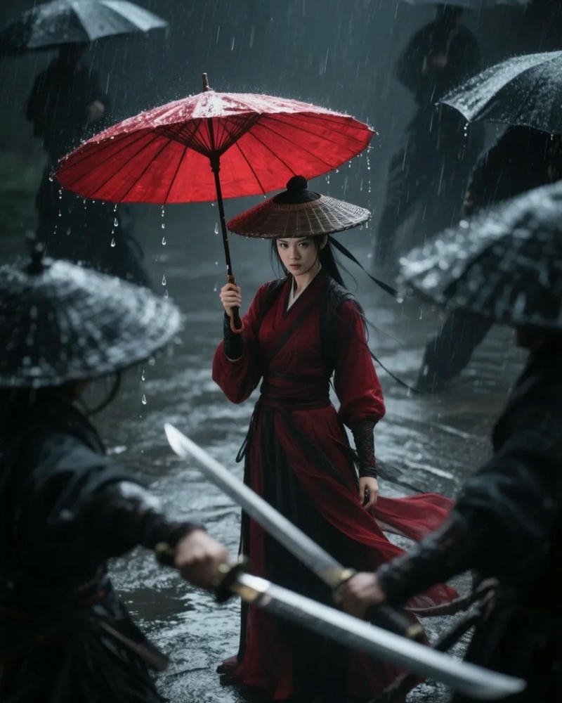 Hình cosplay cổ trang Trung Quốc concept cổ phong