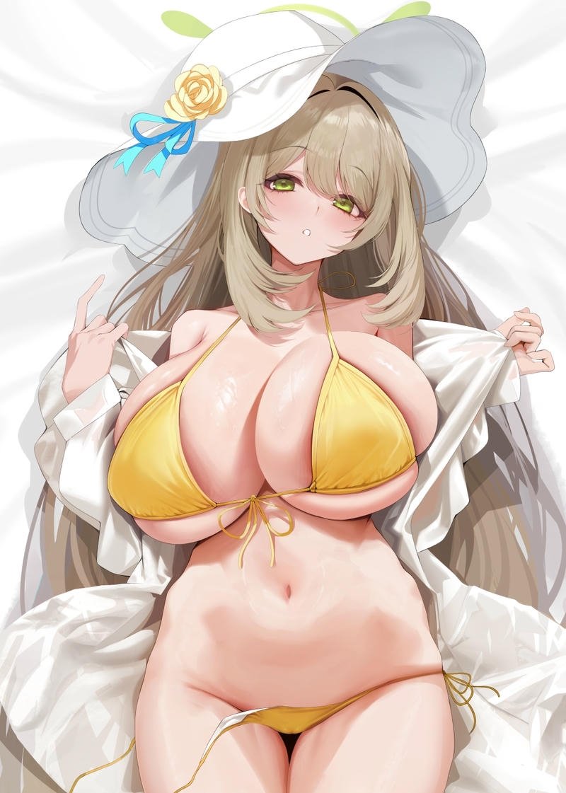 Hình gái anime mặc bikini gợi dục