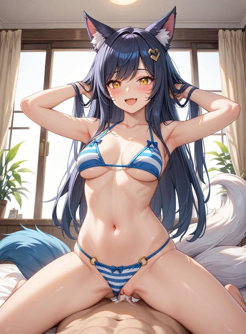 Hình gái anime mặc bikini khó cưỡng