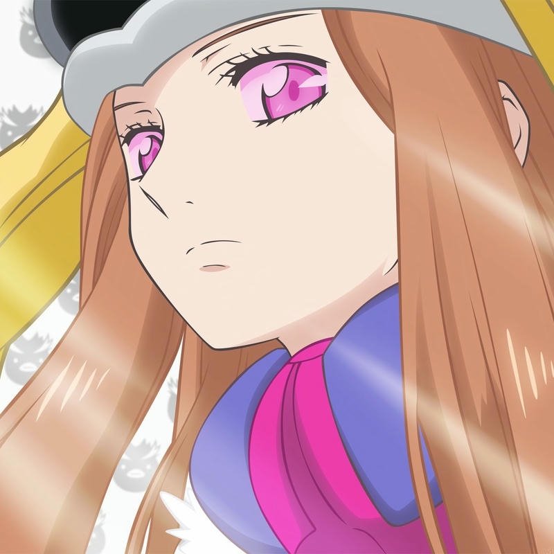 Hình nền anime nữ đội mũ lưỡi trai mắt kính cute