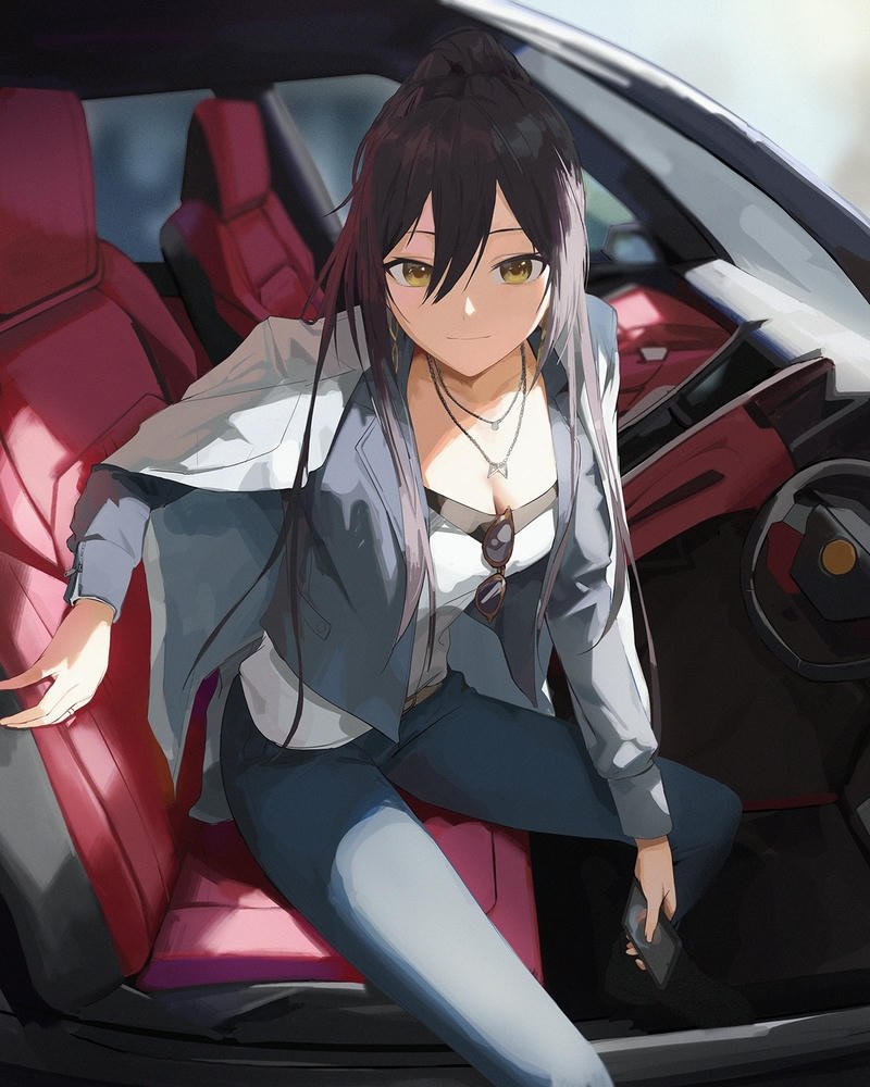 Hình ngầu anime nữ phong cách cool cá tính
