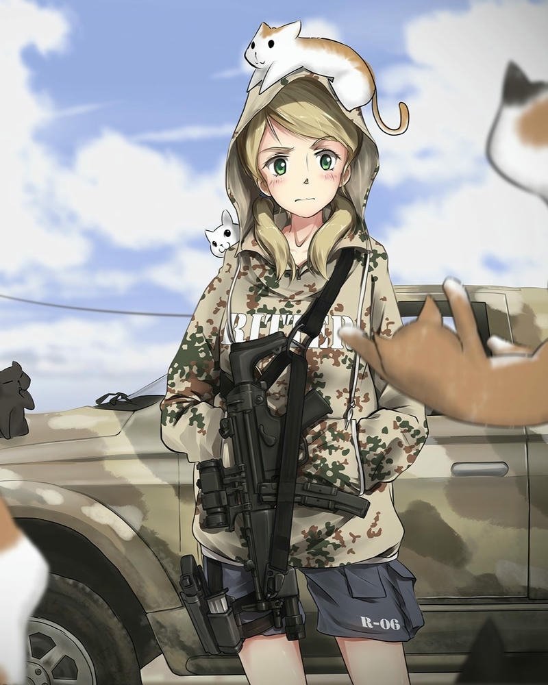 Hình ngầu nữ anime phong cách dark cool