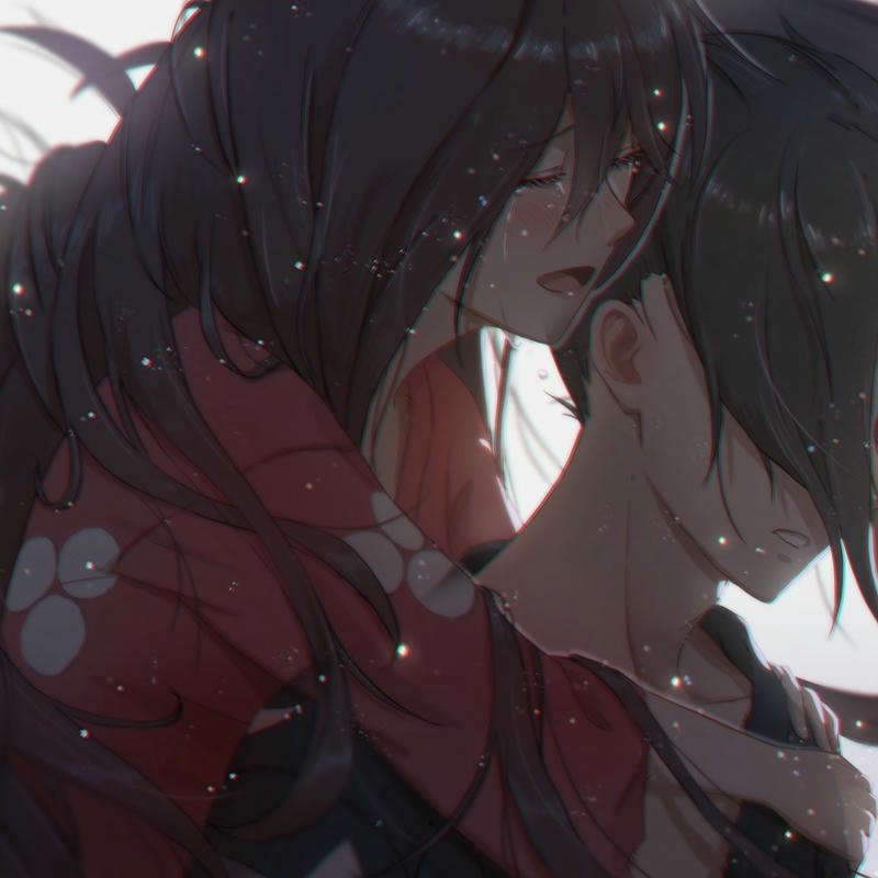 Nữ anime buồn ảnh avatar ánh nhìn buồn