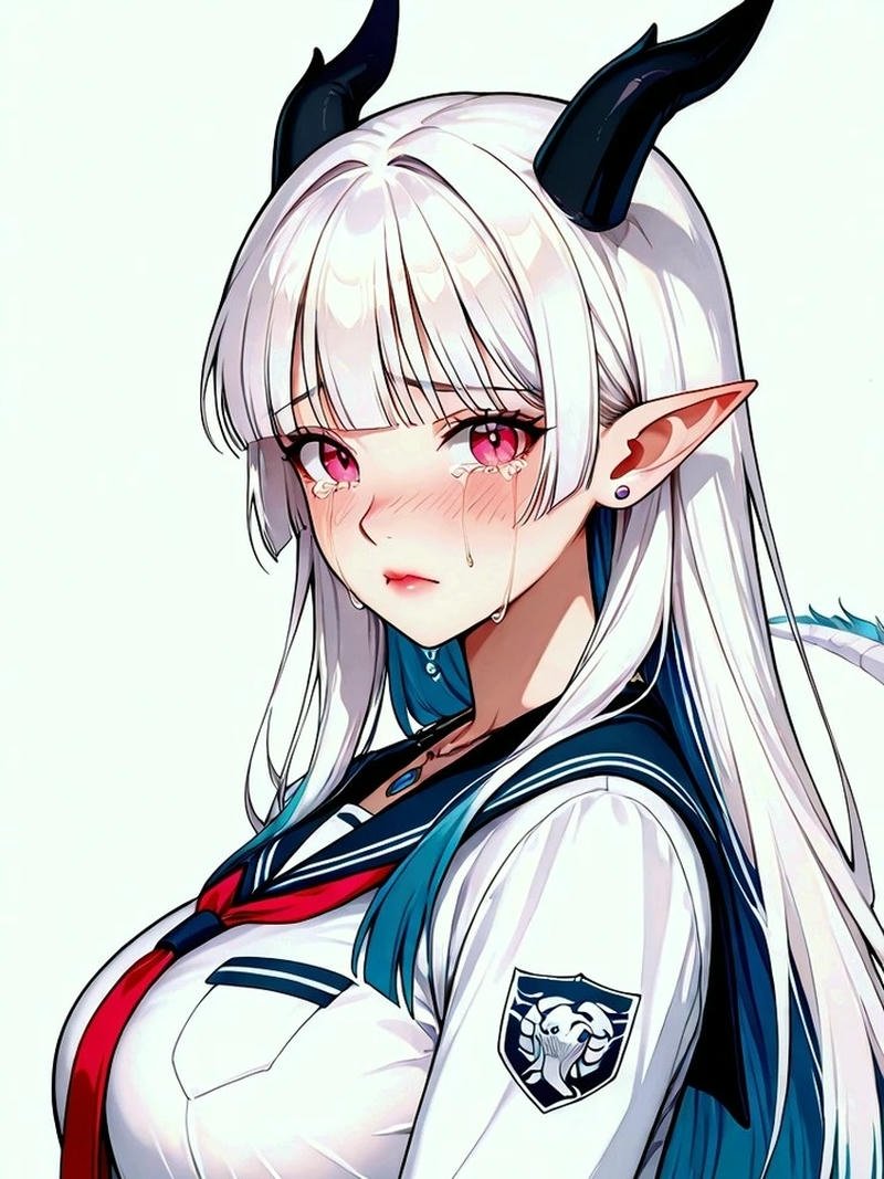 Nữ buồn anime ảnh biểu cảm suy tư