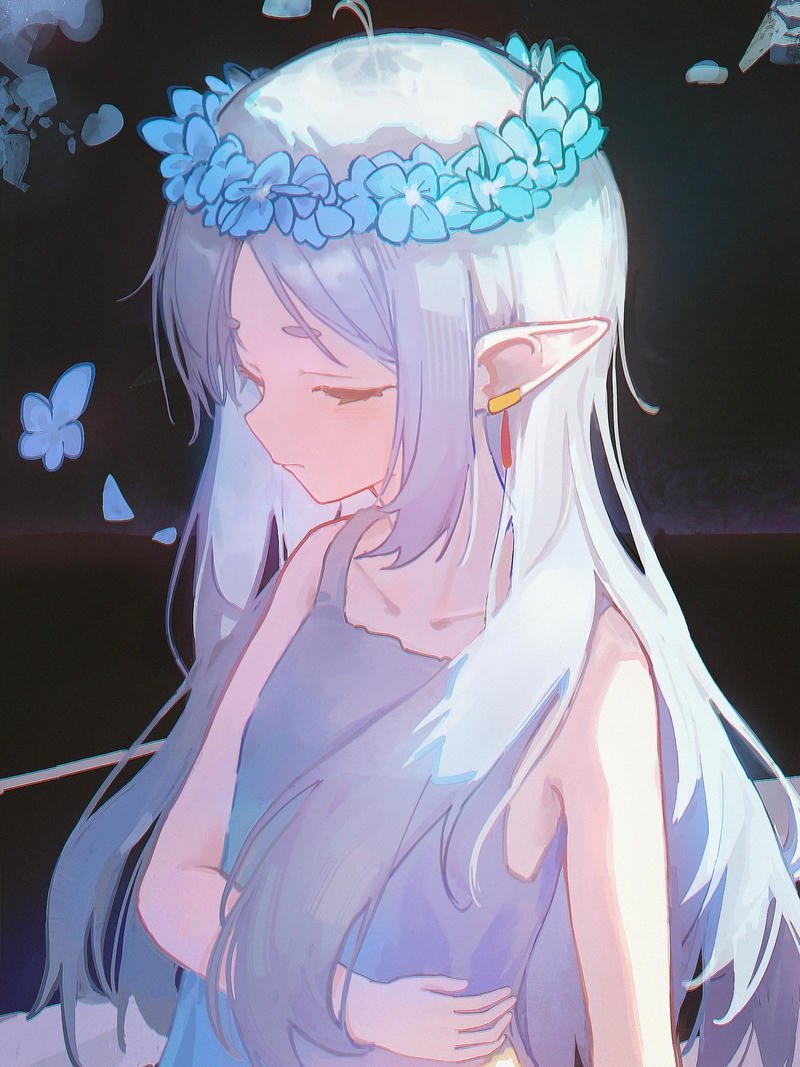 Nữ buồn anime ảnh mang nét trầm lặng