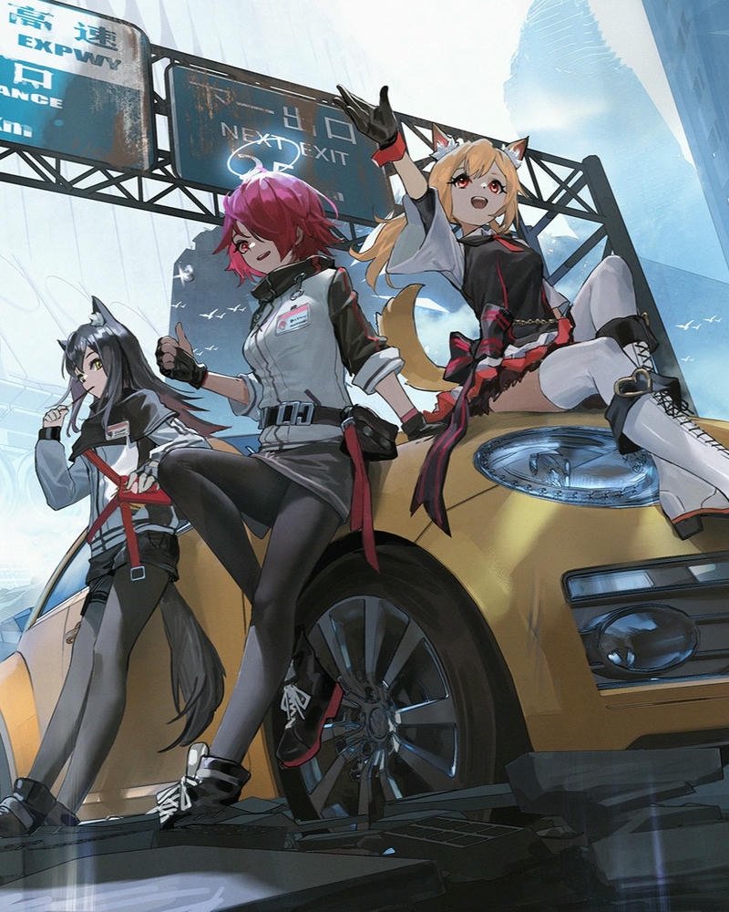 Nữ ngầu anime hình ảnh tạo hình mạnh mẽ