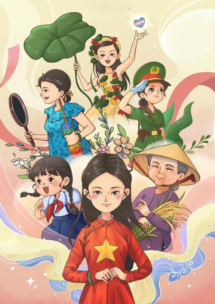 Tranh chú bộ đội trẻ mỉm cười rạng rỡ đầy hy vọng