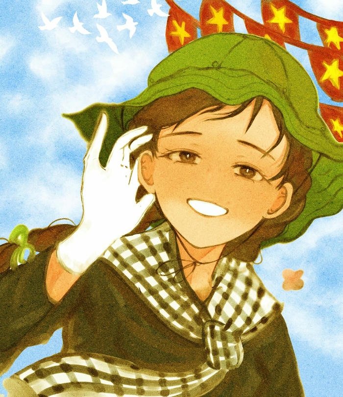 Vẽ tranh ngày quốc khánh chú bộ đội nở nụ cười tươi