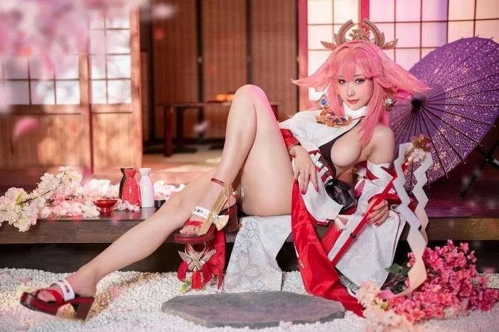 119+ Ảnh Yae Miko cosplay sexy quyến rũ khó rời mắt Yae Miko cosplay sexy hình quyến rũ