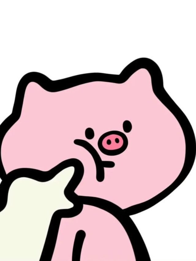 Tan chảy với 110+ sticker heo hồng siêu cấp đáng yêu