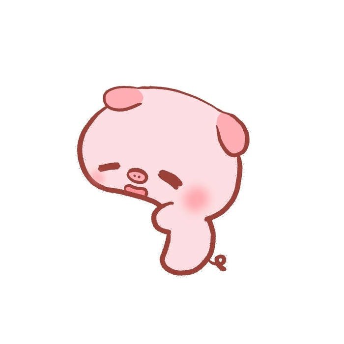 nhãn dán heo hồng độc lạ