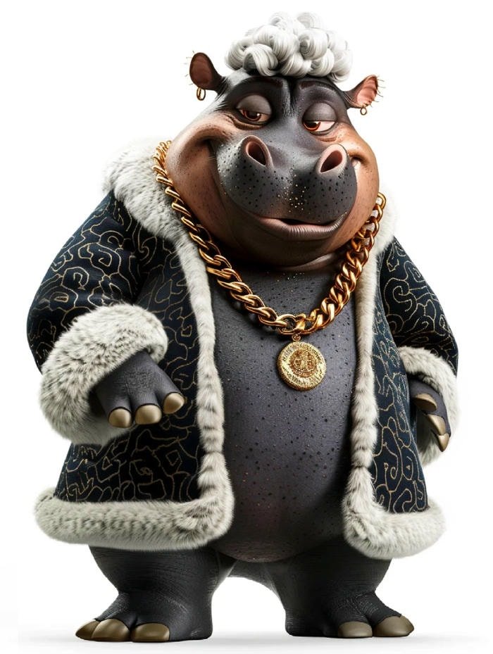 sticker Moo Deng biểu cảm