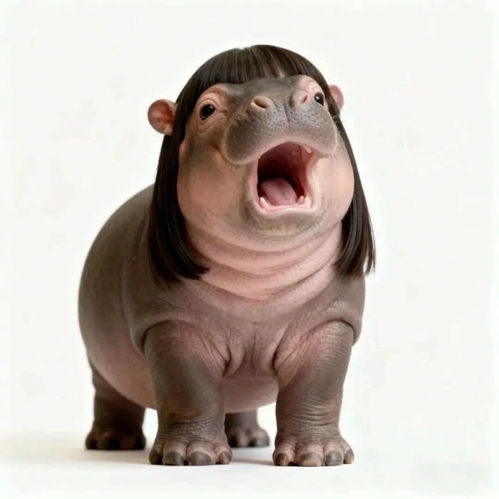 sticker Moo Deng mini pack