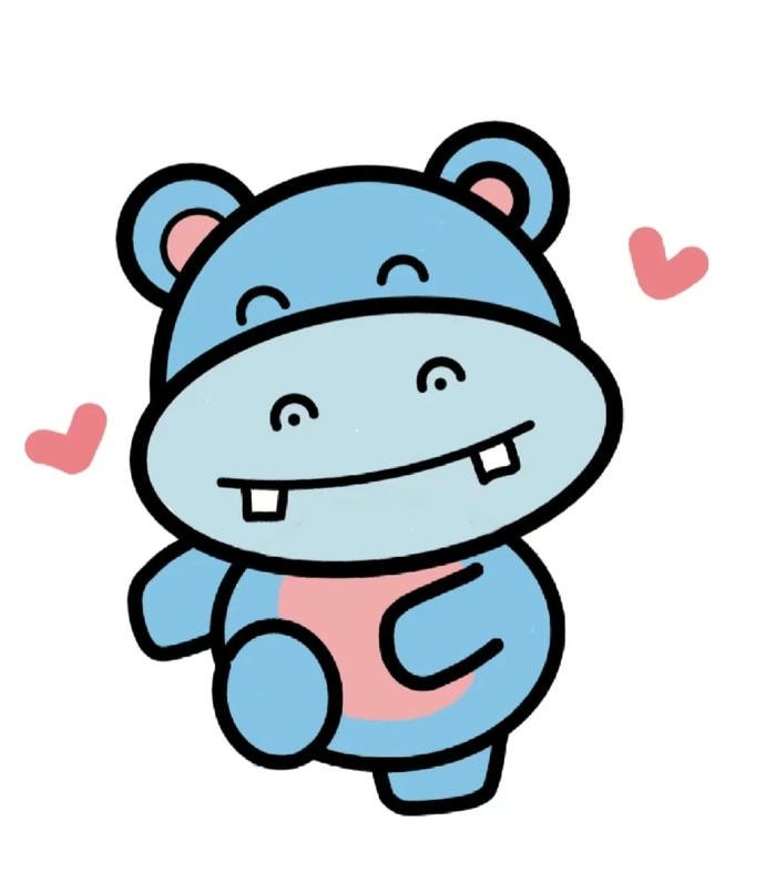 sticker Moo Deng trang trí vali