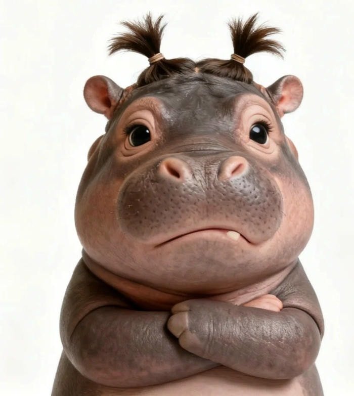 sticker Moo Deng trending