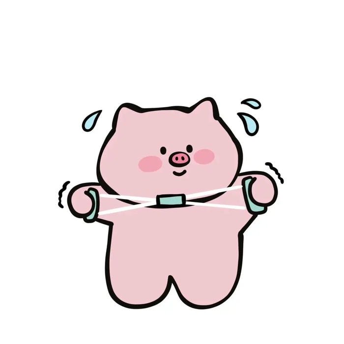 sticker heo hồng emoji