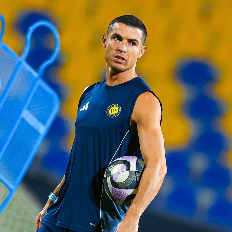89+ Avatar Ronaldo (CR7) cực ngầu, chất lượng 4k cho fan Ảnh CR7 tập luyện chăm chỉ trong trang phục màu xanh dương