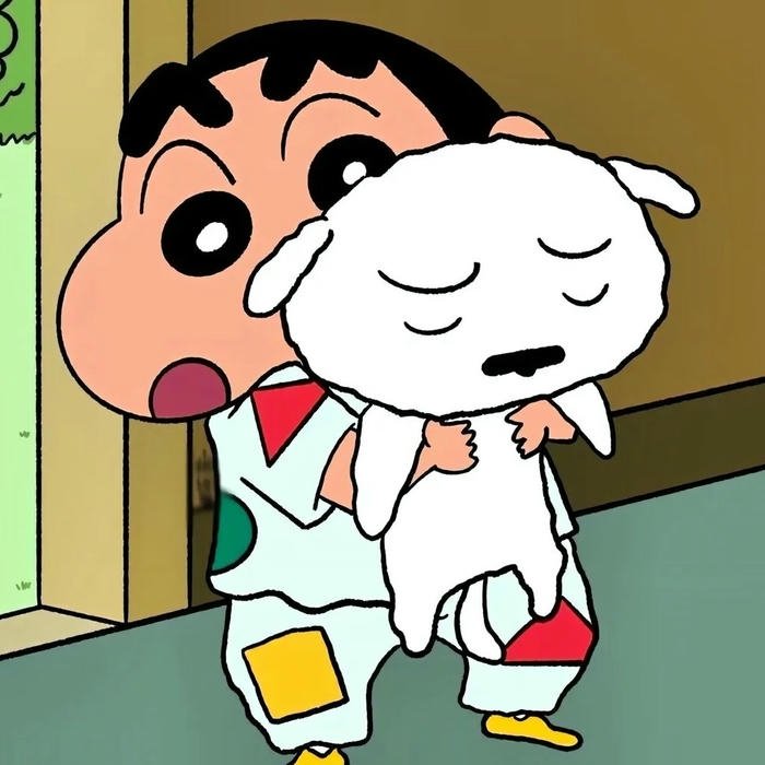 Ảnh avatar shin ôm Bạch Tuyết ngủ trưa rất yên bình