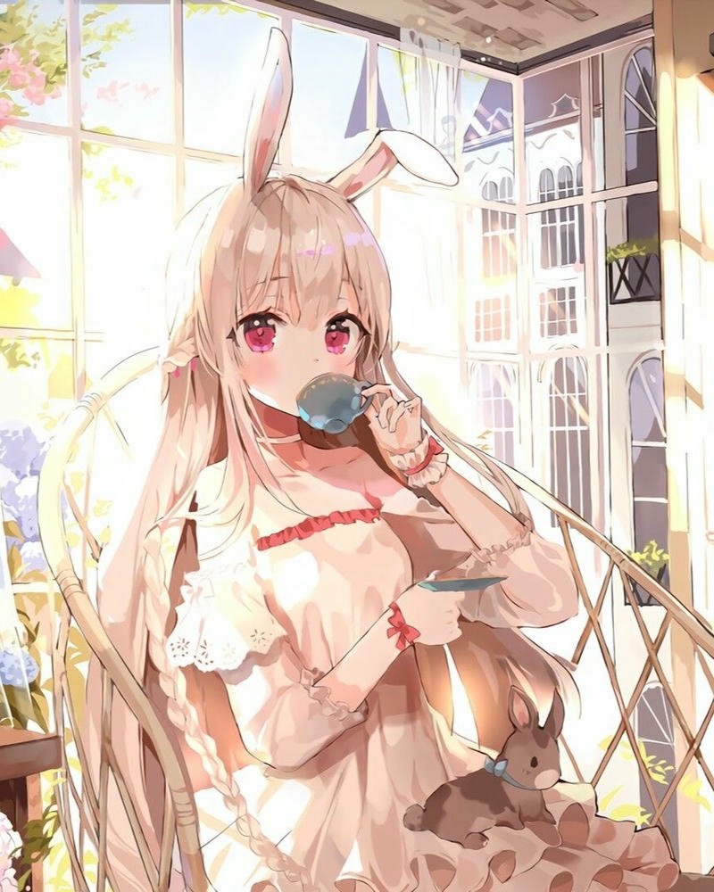 Bunny Girl Senpai nhìn thẳng vào mắt người đối diện