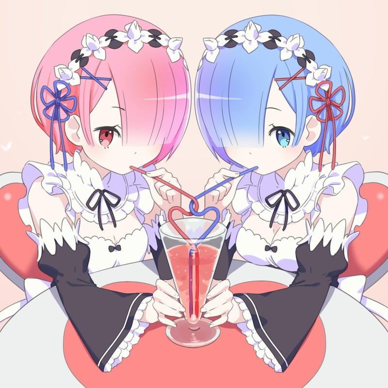 Tổng hợp 112+ bộ 4K avatar đơn giản nhưng cực kỳ sắc nét Hình ảnh 4k avatar cặp song sinh anime Rem và Ram