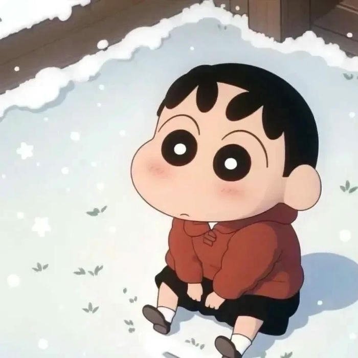 Hình ảnh shin cậu bé bút chì mặc đồ ấm mùa đông