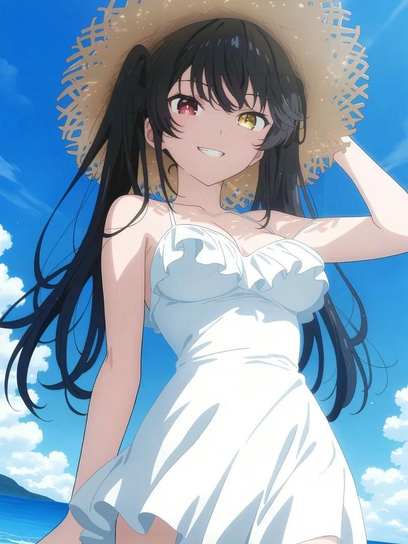 Tổng hợp 88+ hình ảnh Kurumi anime đẹp lạnh lùng nhất Kurumi Tokisaki mặc váy trắng tinh khôi dưới bầu trời