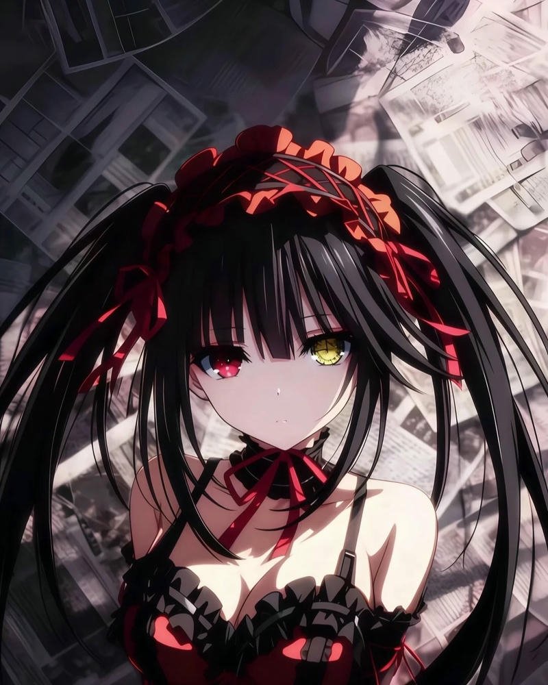 Tổng hợp 88+ hình ảnh Kurumi anime đẹp lạnh lùng nhất Kurumi anime cận mặt ánh mắt sắc sảo màu đỏ
