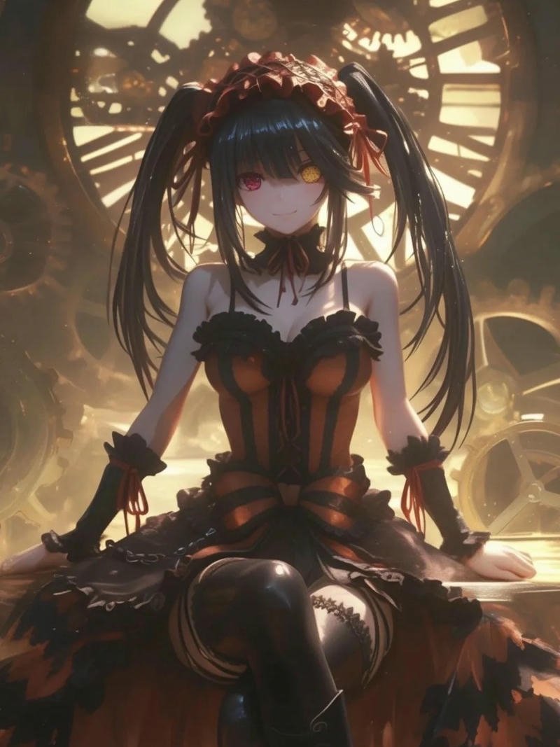 Tổng hợp 88+ hình ảnh Kurumi anime đẹp lạnh lùng nhất Kurumi anime đứng trang nghiêm trong không gian huyền ảo