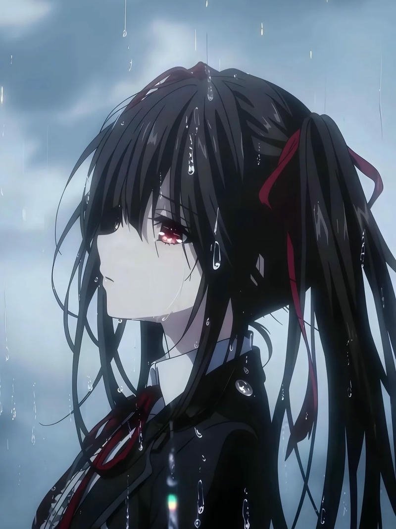 Tổng hợp 88+ hình ảnh Kurumi anime đẹp lạnh lùng nhất Kurumi anime nhìn nghiêng tâm trạng dưới bầu trời tối